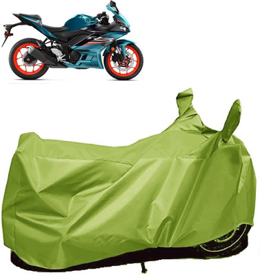 AutoKick Two Wheeler Cover for Yamaha(YZF R3 BS6, Green)