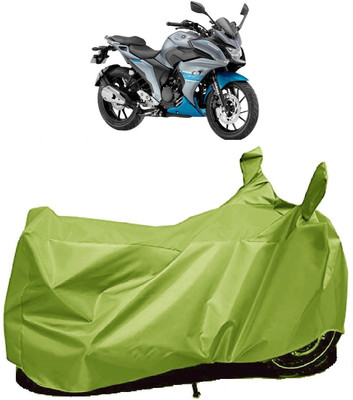 ANTOFY Two Wheeler Cover for Yamaha(Fazer 25, Green)