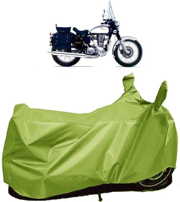 AutoKick Two Wheeler Cover for Royal Enfield(Machismo 350, Green)