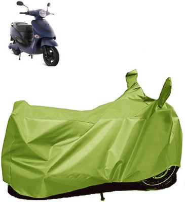 AutoFave Two Wheeler Cover for Hero(Electric Photon BS6, Green)