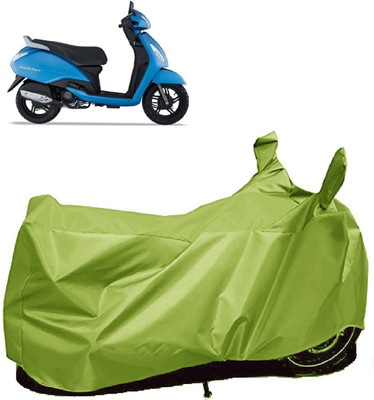 Autoprime Two Wheeler Cover for TVS(Jupiter, Green)