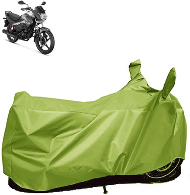 AutoFave Two Wheeler Cover for Hero(Passion Pro i3S, Green)