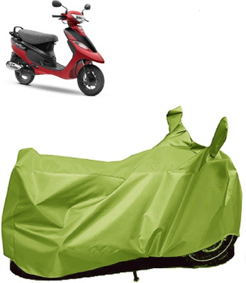 AutoKick Two Wheeler Cover for TVS(Scooty Pep Plus, Green)