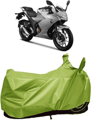 Autoprime Two Wheeler Cover for Suzuki(Gixxer SF 250, Green)
