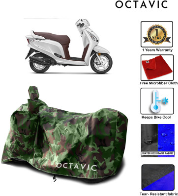 octavic Waterproof Two Wheeler Cover for Honda(Aviator, Green)