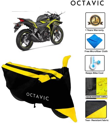 octavic Waterproof Two Wheeler Cover for Honda(CBR 250R, Yellow)