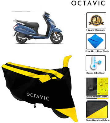 octavic Waterproof Two Wheeler Cover for Honda(Activa, Yellow)
