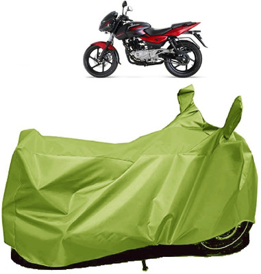 AutoFave Two Wheeler Cover for Bajaj(Pulsar 180 DTS-i, Green)