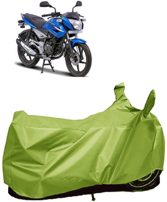 AutoFave Two Wheeler Cover for Bajaj(XCD 135, Green)