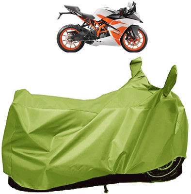 Autoprime Two Wheeler Cover for KTM(RC 200, Green)
