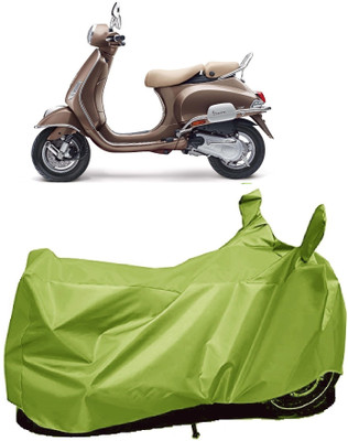 AutoFave Two Wheeler Cover for Vespa(Elegante 150 BS6, Green)