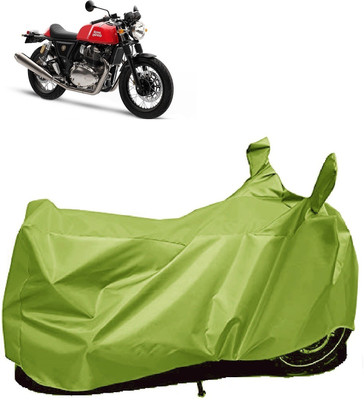 AutoFave Two Wheeler Cover for Royal Enfield(Continental GT, Green)
