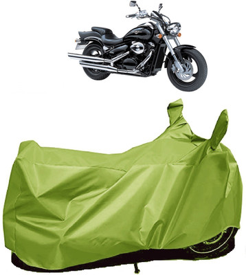 AutoKick Two Wheeler Cover for Suzuki(Intruder M800, Green)