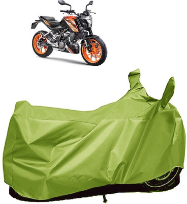 Autoprime Two Wheeler Cover for KTM(125 Duke, Green)