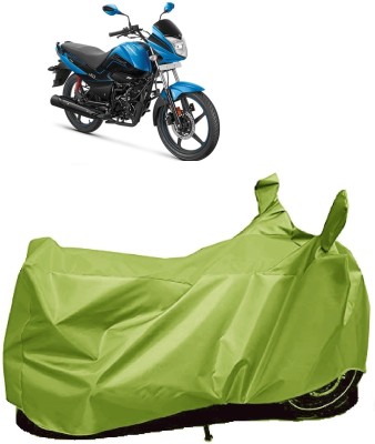 AutoFave Two Wheeler Cover for Hero(Splendor I Smart, Green)