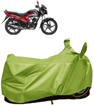 AutoFave Two Wheeler Cover for Honda(Dream Yuga, Green)