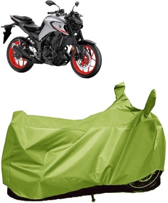 AutoFave Two Wheeler Cover for Yamaha(MT-03, Green)