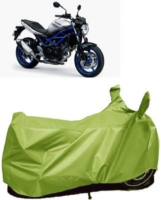 AutoFave Two Wheeler Cover for Suzuki(SV 650, Green)