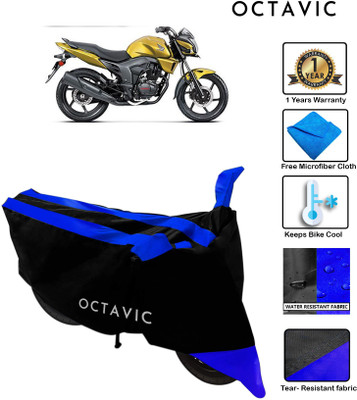 octavic Waterproof Two Wheeler Cover for Honda(Trigger, Blue)