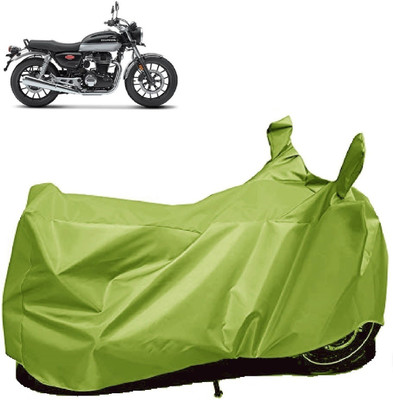 AutoFave Two Wheeler Cover for Honda(Hness CB350, Green)