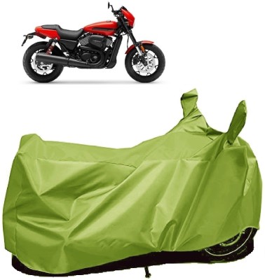 ANTOFY Two Wheeler Cover for Harley Davidson(Street Rod, Green)