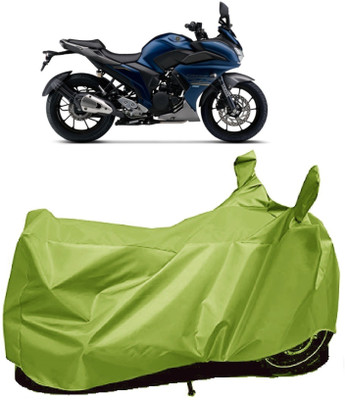 AutoFave Two Wheeler Cover for Yamaha(Fazer, Green)