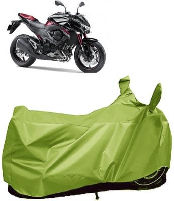 AutoFave Two Wheeler Cover for Kawasaki(Z800, Green)