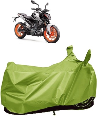 AutoKick Two Wheeler Cover for KTM(200 Duke, Green)