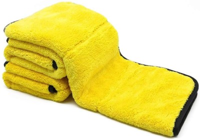 Auto Hub Microfiber Vehicle Washing  Cloth(Pack Of 3)