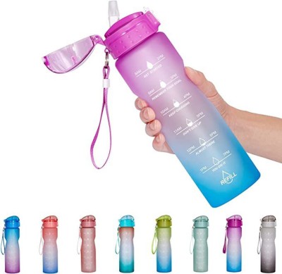 Khwaish 320Z 1000 ml Water Bottle(Set of 1, Multicolor)