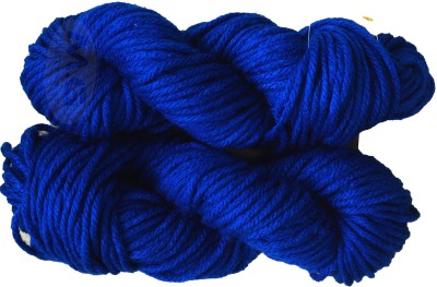 Simi Enterprise Vardhman Knitting Yarn Thick Chunky Wool, Royal 300 gm S-M ART- CAD
