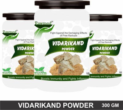 Rawmest Organic Vidarikand Powder ,Promotes Muscle Mass, Strength & Weight Gain (300 gm)(Pack of 3)
