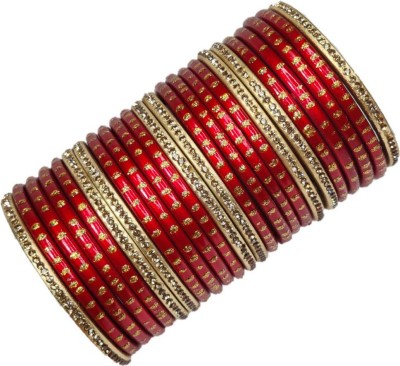 Anshi Creations Lac Bangle Set(Pack of 24)