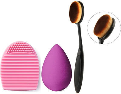 YAWI COMBO PACK FOR MULTI USE WASHABLE BRUSH WITH BRUSH CLEANER(Pack of 3)