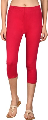 SURTI ENTERPRISES Women Skinny fit capri Women Pink Capri