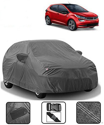 surendra enterprises Car Cover For Tata Altroz (With Mirror Pockets)(Grey)