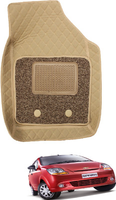 MOCKHE Leatherite 7D Mat For  Chevrolet Spark(Beige)