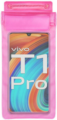 ACM Pouch for Vivo T1 Pro(Pink, Waterproof, Silicon, Pack of: 1)