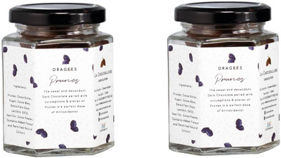 la chocoallure Prunes Dragees Truffles(2 x 100 g)
