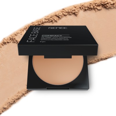 Renee Face Base Compact - Cashew Beige, 9gm Compact(Cashew Beige, 9 g)