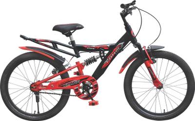 LOTUS-S SPACE 85% Assembled 20x2.125 Double Shocker, Carrier Power Brake with lights 20 T Mountain Cycle