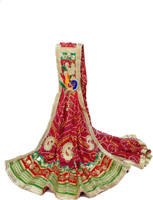 Ranisatiya Creation Poly Georgette Embroidered Women Dupatta