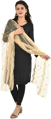 Modern gattu creation Net Embroidered Women Dupatta