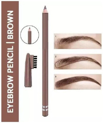 Aylily 2 in 1 Dual Function Waterproof Precision Eyebrow Pencil Dark Brown(BROWN)