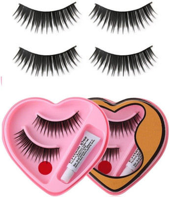 GFSU Styling Eyelash Day and Night Pack with Glue(Pack of 2)