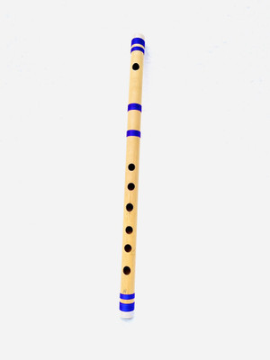 KHALSA MUSICAL Musical Bamboo Flute C Scale Natural Color & Best Quality Bamboo Flute(30 cm)