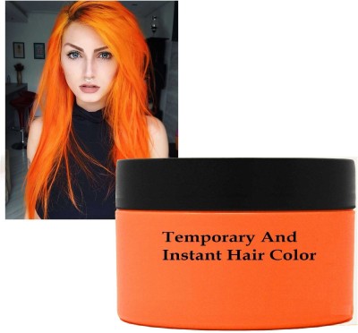 MYEONG temporary hair color natural orange color wax , Orange
