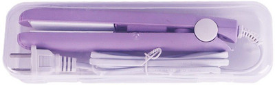 Azkiya High Quality Electronic Ceramic Fast Portable Mini Hair Flat Straightening Irons Hair Straightener(purple)