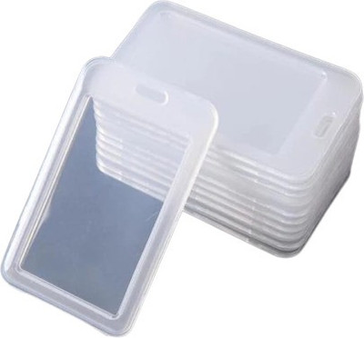 Dey 's stationery store Plastic ID Badge Holder(Pack of 10)