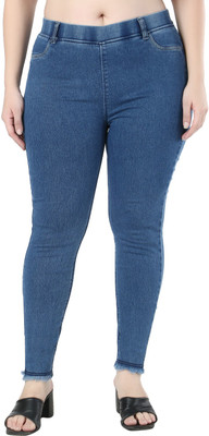 ZXN Slim Women Blue Jeans